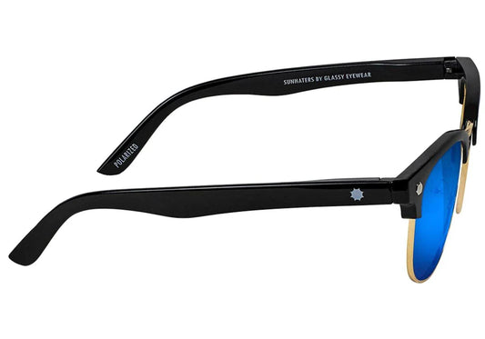 GLASSY Eyewear - Morrison Black/Blue Mirror - POLARISED