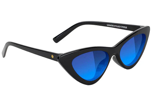 GLASSY Eyewear - Billie - Black/Blue Lens - POLARISED