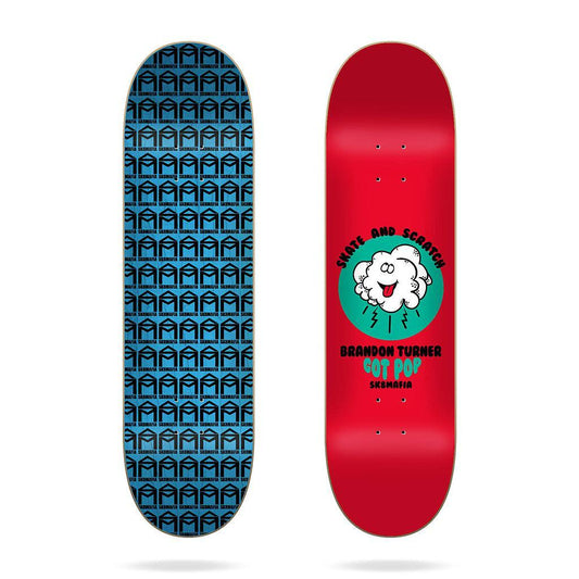SK8MAFIA 8.25 - TURNER "SKATE AND SCRATCH" - SKATEBOARD DECK